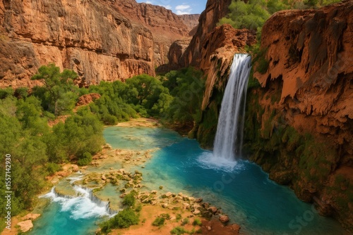 Majestic Cascade of Havasuapai
