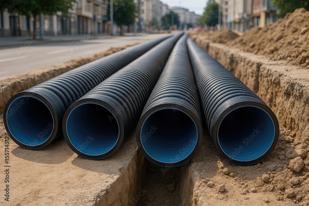 New Pipe System for Water, Sewage, and Drainage New Pipe System for Water, Sewage, and Drainage