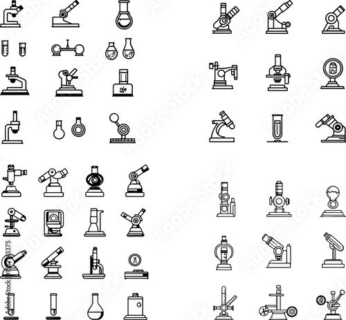 microscope icon laboratory microscope science microscope optical microscope digital microscope electron microscope compound microscope research microscope educational microscope biolo