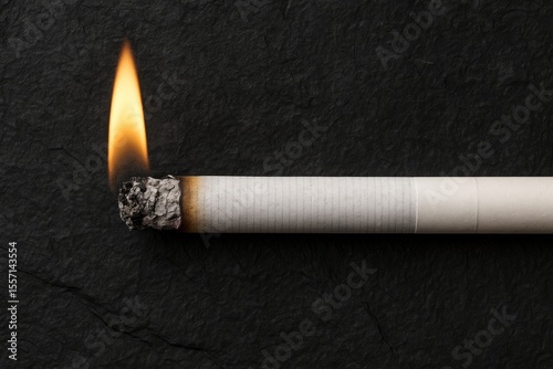Nicotine and tobacco products: the impact of cigarette flames and tar