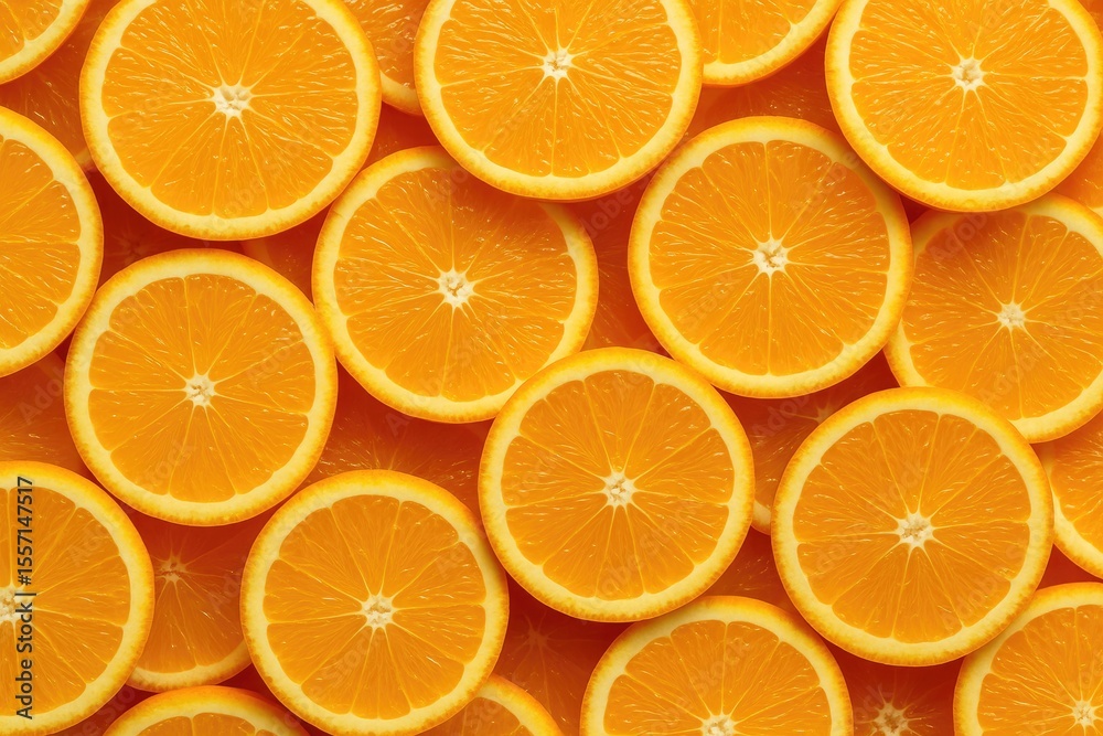 Vivid high-definition background featuring slices of orange Vivid high-definition background featuring slices of orange