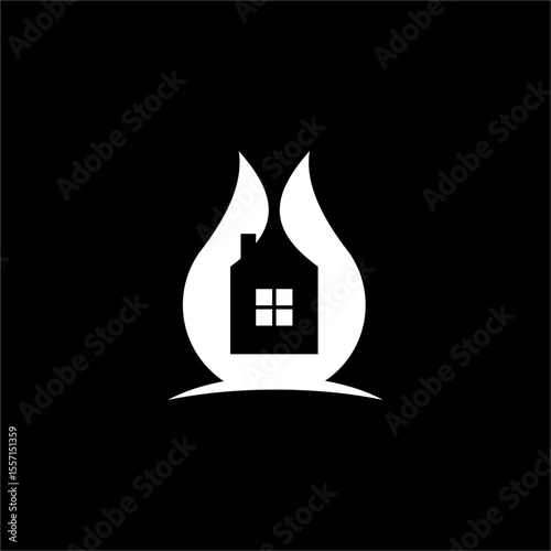 house silhouette vector