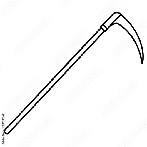 Crowbar Tool Vector Art