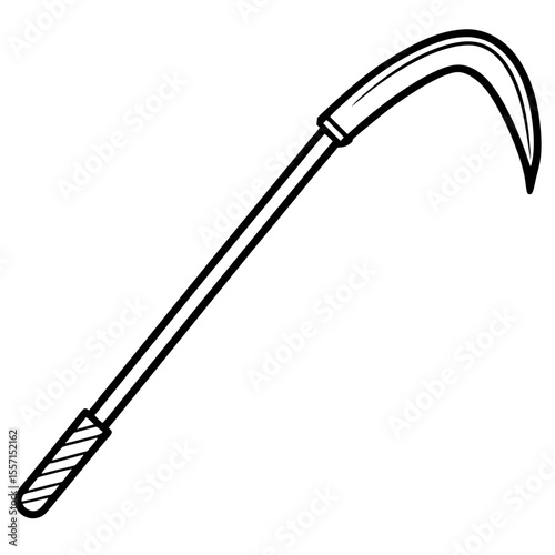 Crowbar Tool Vector Art