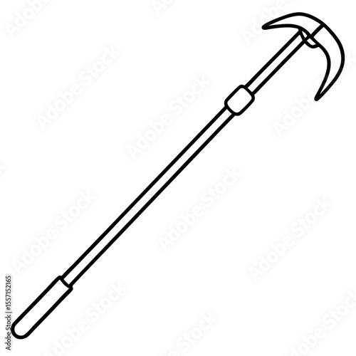 Crowbar Tool Vector Art