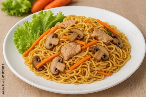 Vegetable stir-fried noodles