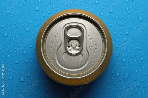 Aerial Perspective of a Drink Can