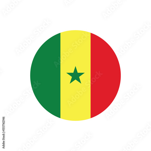 Senegal round national flag icon vector design for independence day celebration on transparent background, editable patriotic graphic illustration Free Download Senegal round national flag icon vector design for independence day celebration on transparent background, editable patriotic graphic illustration - GFXLoad