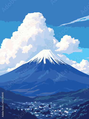 mount fuji in japan