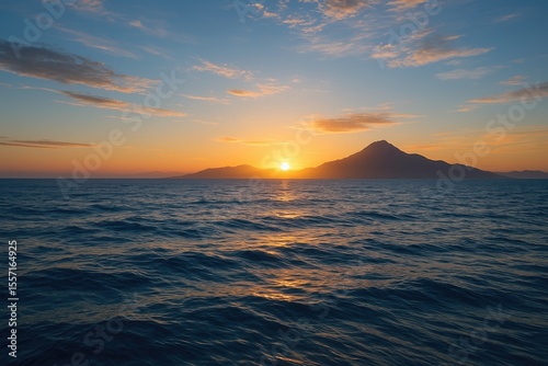 The vast expanse of the Pacific Ocean