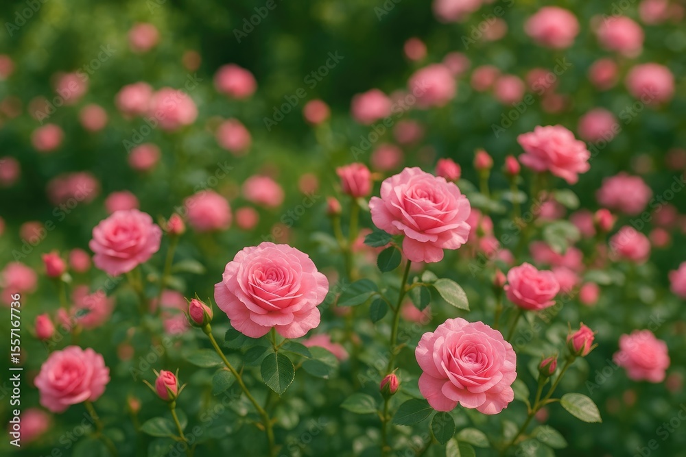 Garden-grown roses in full bloom Garden-grown roses in full bloom