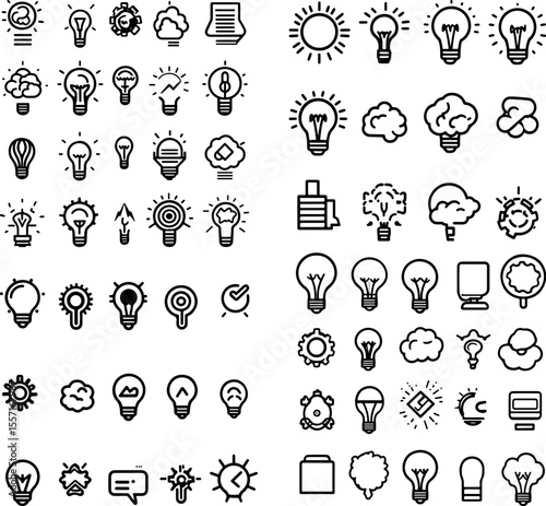 idea icon lightbulb icon creative idea brainstorming icon innovation icon concept icon thought icon inspiration icon idea generation idea symbol idea process creative thinking solutio