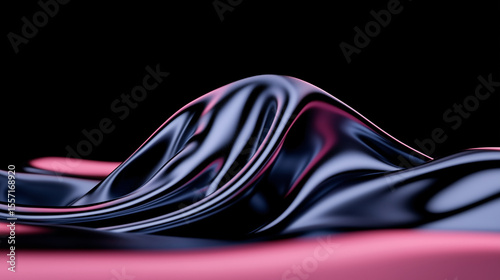 dark black and blue chrome texture effect, liquid marble 3d gradient background with noise grainy, abstract shiny silver metallic background	