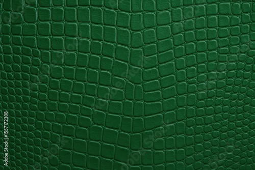 Synthetic green reptile skin pattern
