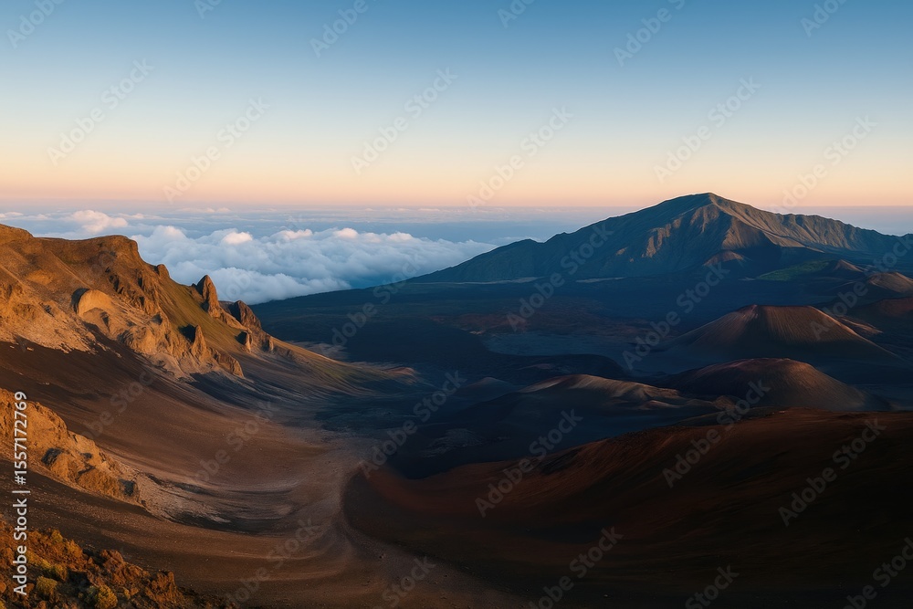 Naklejka premium Exploring the Unique Landscapes of a Volcanic National Park