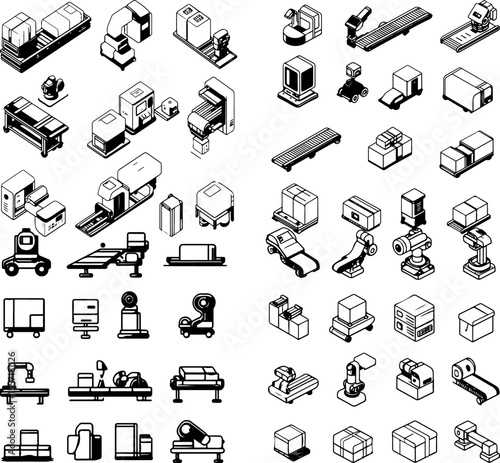 conveyor belt icon conveyor system conveyor belt system industrial conveyor production conveyor transport belt automated conveyor factory conveyor belt conveyor conveyor mechanism mat