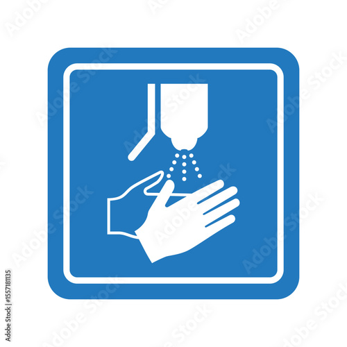 Disinfect Your Hands Safety Sign