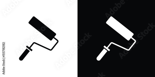 Paint roller icon vector, Symbol, logo illustrations