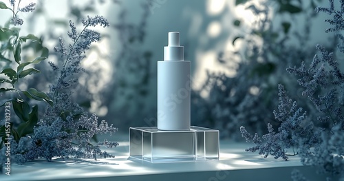 Elegant Cosmetic Bottle Mockup  Product Presentation
