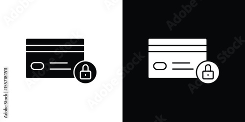 Credit limit icon. Black Silhouette. Graphic illustration.
