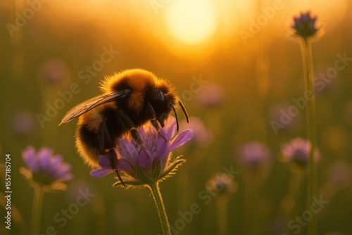 A bee's afternoon journey