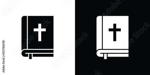 Bible icon vector, Symbol, logo illustrations