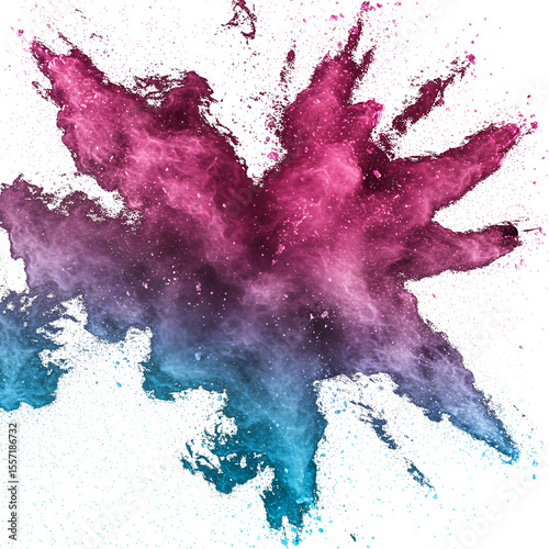 Wallpaper Mural colorful splashes of paint with transparent background Torontodigital.ca