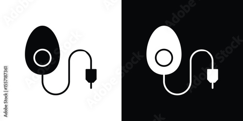 Anesthesia icon. Black Silhouette. Graphic illustration.