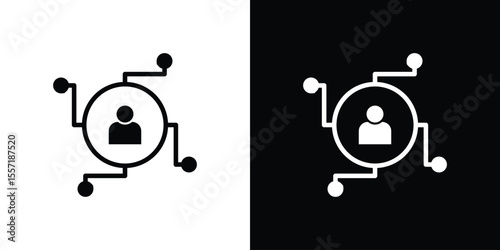Affiliate marketing icon vector, Symbol, logo illustrations