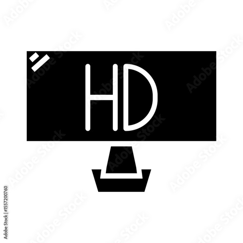 HD Television Icon Design