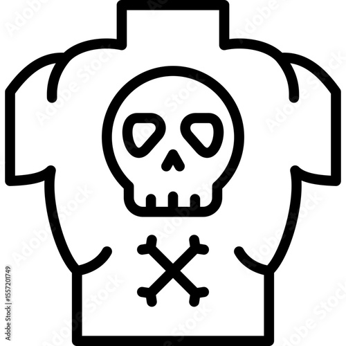 back icon illustration design with outline