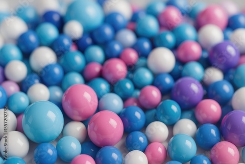 Vibrant orbs with a shallow depth of focus