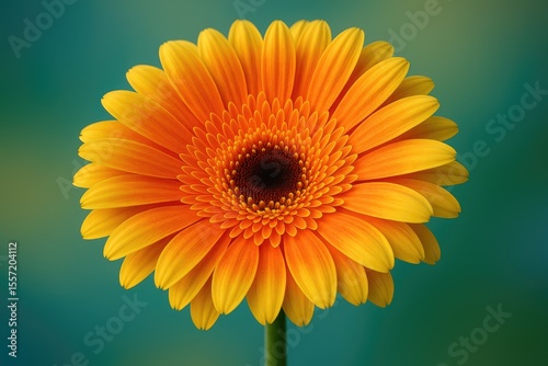 Close-up of a vibrant and colorful flower featuring Daisy Gerber