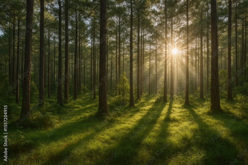 Fototapeta premium Woodlands of Parque Arvi in Medellin