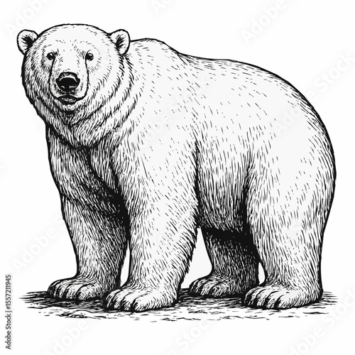 polar bear vector
