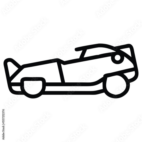 Classic car icon in format perfect for logo and designs
