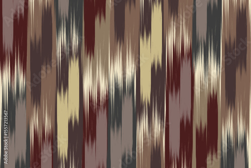 Uzbekistan ikat pattern. Uzbekistan ikat abstract ethnic design. Uzbekistan pattern design for background, wallpaper, textile, art, clothing, wrapping paper, Uzbek style, Uzbek fabric