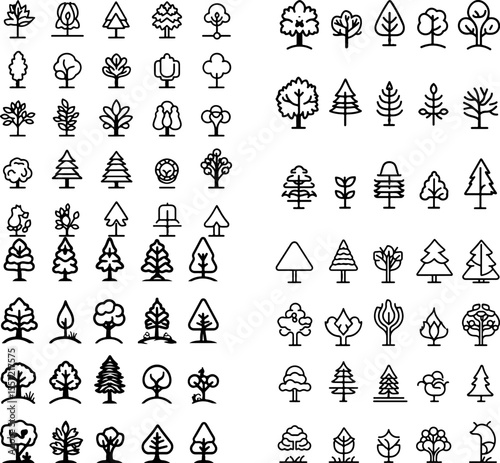 forest icon trees woodland nature forest design forest landscape wildlife green forest symbol eco-friendly nature reserve forest path forest trees park nature icon tree canopy forest