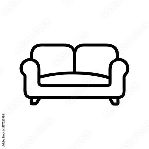 sofa isolated on white background