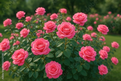 Stunning floral display in a backyard for romantic occasions