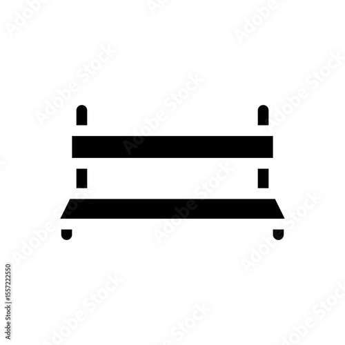 chair glyph icon