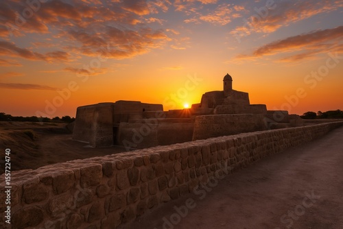 Historic fortress located by the sea