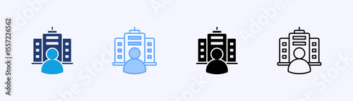 Corporate Icon Set Multiple Style Collection