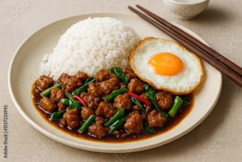 Delicious Asian cuisine for our midday meal