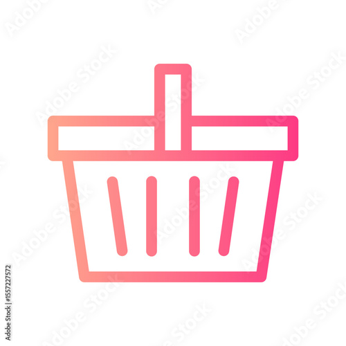 basket gradient icon