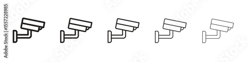 Security camera icon vector, Symbol, logo illustrations