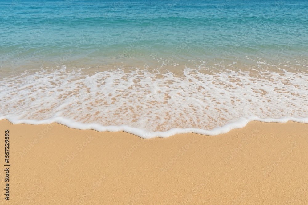 Seaside shoreline with flowing water Seaside shoreline with flowing water