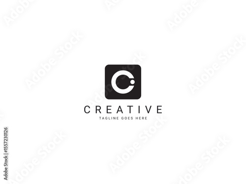 c modern letter logo