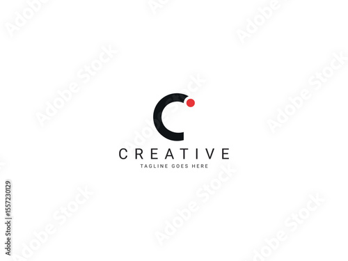 c modern letter logo