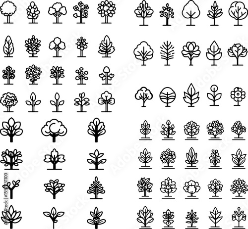grass icons greenery lawn nature plant outdoor turf field garden grass blade meadow grass design fresh grass growth natural habitat wild grass eco-friendly botanical green grass symbo